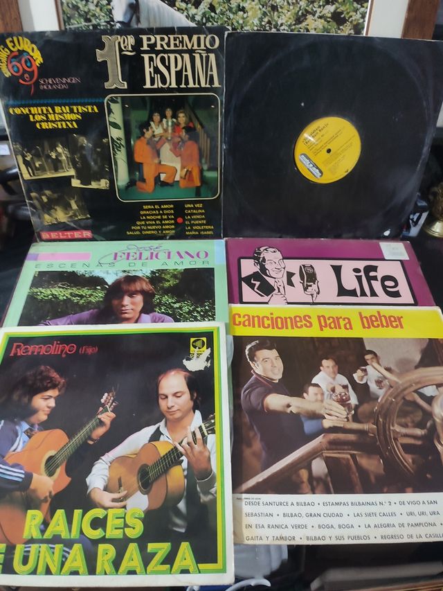 Lotto 26 Vinili: Bordon 4, Luisa Linares, Olive, A