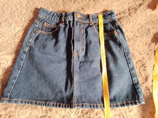 Falda vaquera Bershka azul