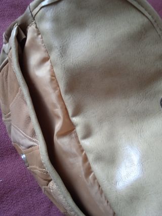 Borsa tracolla vera pelle naturale patchwork