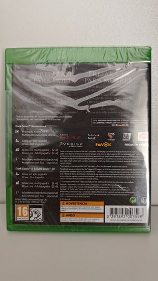 Dark Souls Trilogy Xbox One Precintado PAL ESP