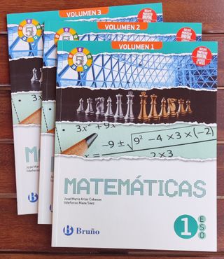 Matemáticas 1 ESO 3 volúmenes Proyecto 5 etapas