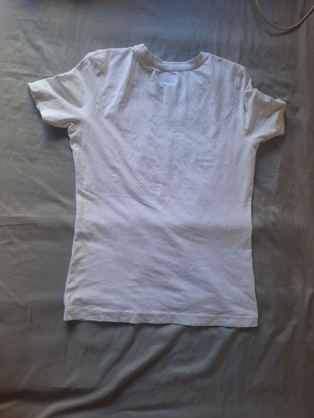 Camiseta básica Lefties Blanca Talla M