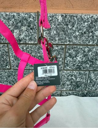 Capezza per pony rosa