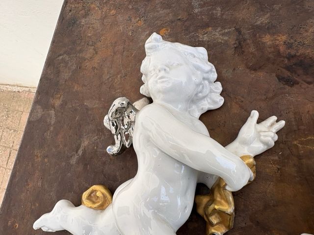 Angelitos Manises Cerámica Antiguos