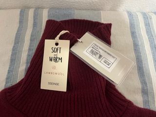 Jersey SSEINSE granate lambswool talla L