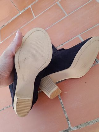 Botas altas negras para mujer