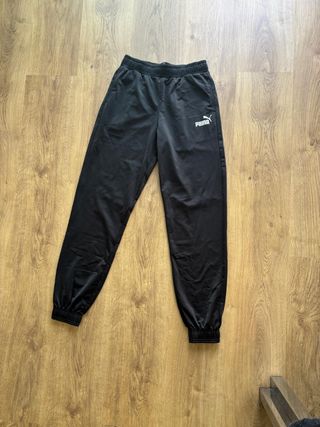 Conjunto Puma Negro Pantalón y Sudadera