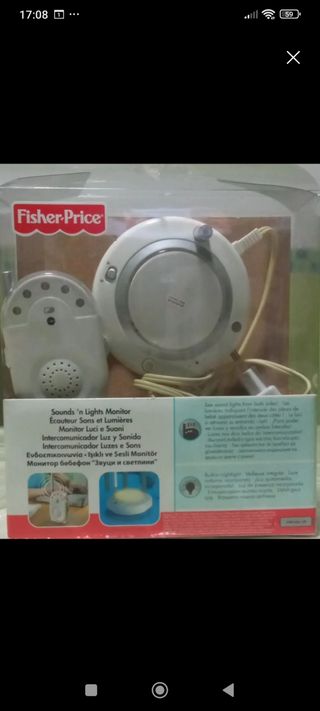 Monitor de bebé Fisher-Price Luz y Sonido