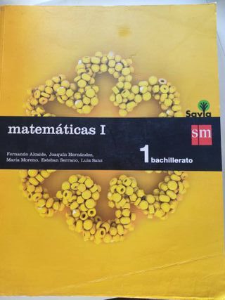 Matemáticas I. 1 Bachillerato. Savia