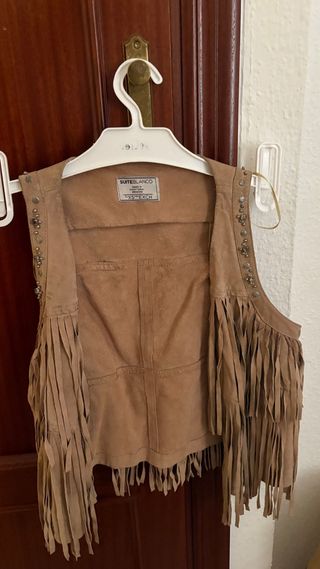 chaleco de gamuza