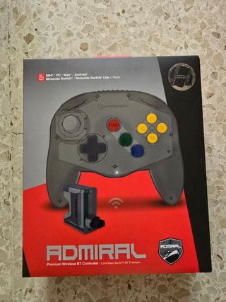 Hyperkin Admiral Mando N64 Gris Bluetooth