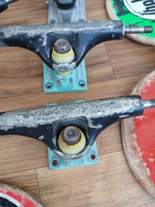 Skate: Tablas, ejes, ruedas y barras