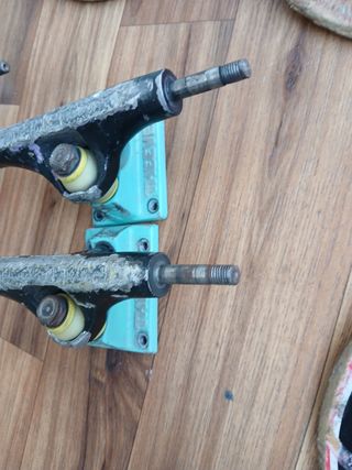 Skate: Tablas, ejes, ruedas y barras