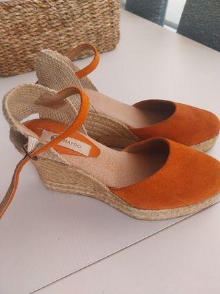 Cuña esparto naranja fabricada en Es