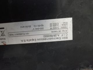 Placa Inducción Balay 3ET900X