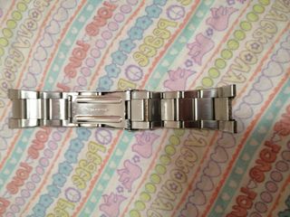 Correa de reloj plateada