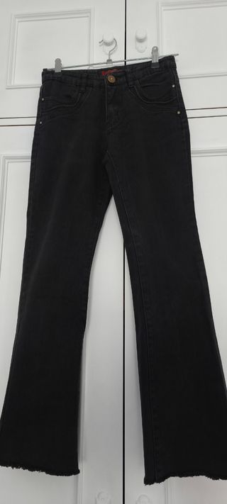 Pantalón vaquero mujer negro