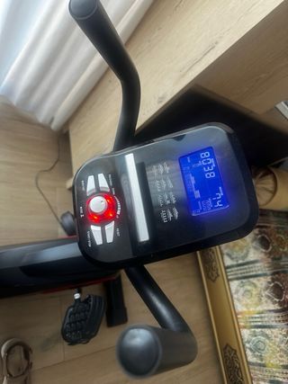 Bicicleta Estática Reclinada Negra