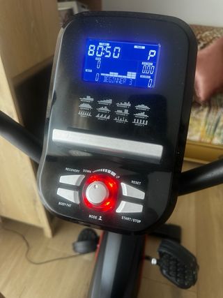 Bicicleta Estática Reclinada Negra