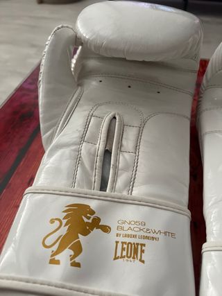 Guantes Boxeo Leone White Edition 12oz