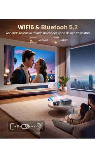 NUEVO Proyector WiMiUS 4K Full HD 1080P