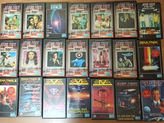 21 VHS Star Trek Original y Películas
