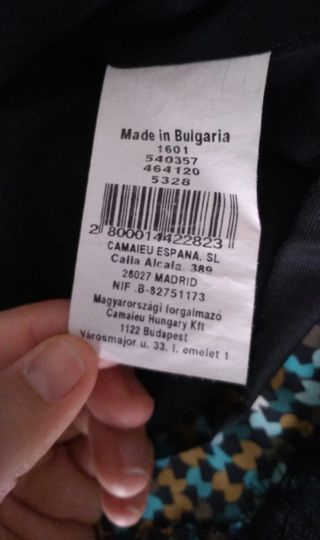 Abito corto fantasia