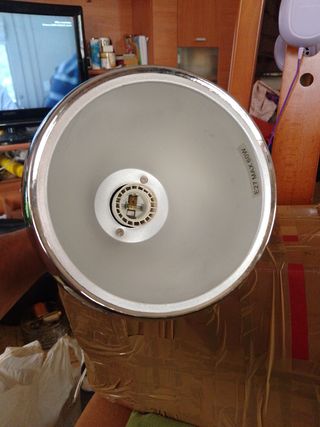 2 Lámparas de Techo Plateadas