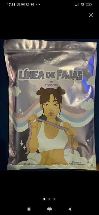 Faja Cinta Reloj de Arena Modaking Color NEGRO