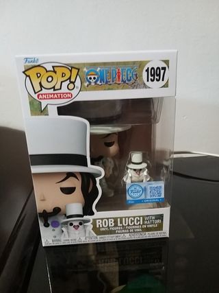 Funko Pop! Rob Lucci con Hattori One Piece 1997