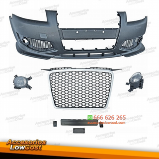 PARAGOLPES AUDI A3 8P RS3. COLOR CROMO-NEGRO CON