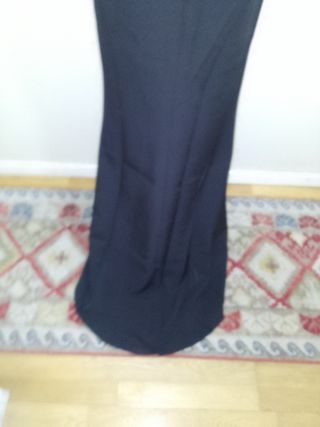 Vestido de fiesta negro con encaje