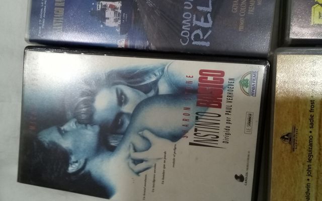 VHS, lotto di otto film originali