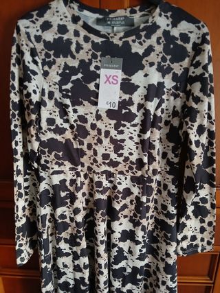 Vestido estampado Primark Talla XS