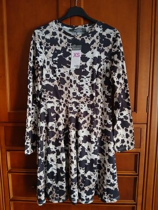 Vestido estampado Primark Talla XS