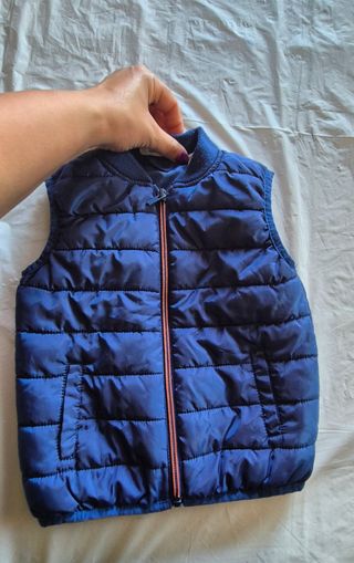 Gilet imbottito blu
