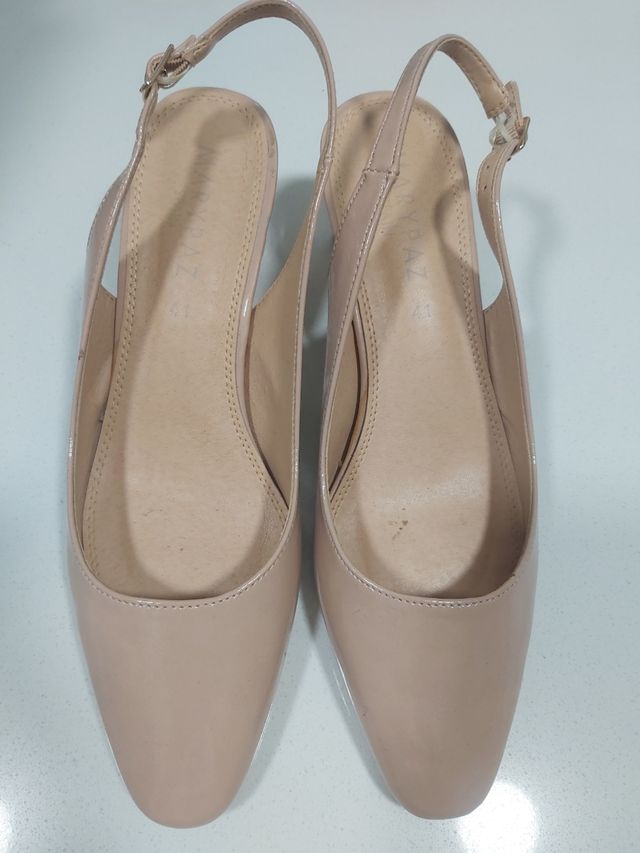 Zapatos Mary Paz Talla 41 Beige