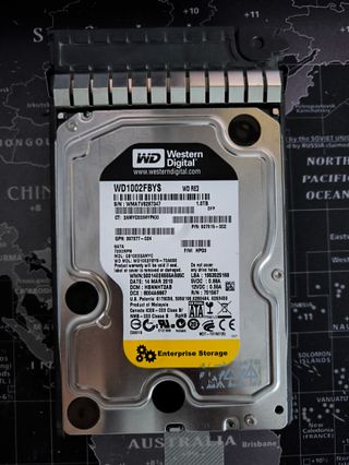 Disco Duro WD 1TB WD1002FBYS 7200rpm (Enterprise)