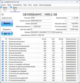 Disco Duro WD 1TB WD1002FBYS 7200rpm (Enterprise)
