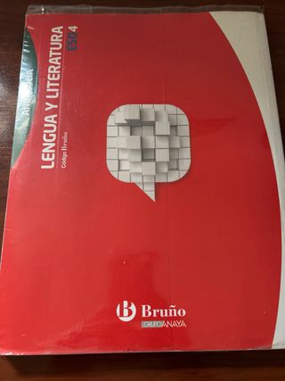 Libro de texto Bruño Lengua y Literatura 4 ESO