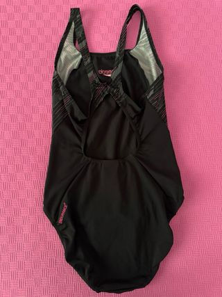 Costume intero Speedo nero e rosa taglia IT 44