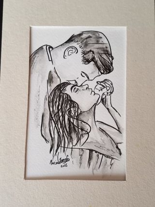 Ilustração Original Aguarela 10x15cm