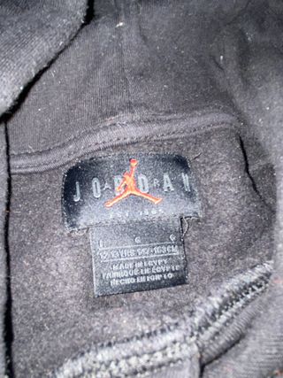 Sudadera Jordan Negra con Logo Jumpman