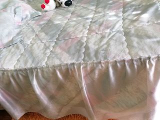 Edredón 135cm Gris y Rosa