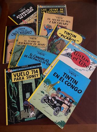 Comics TinTin tapa blanda