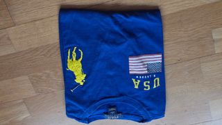 Camiseta Polo Ralph Lauren niño azul talla M