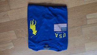 Camiseta Polo Ralph Lauren niño azul talla M