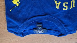 Camiseta Polo Ralph Lauren niño azul talla M