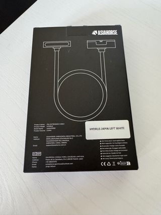 Cable Extensión Asiahorse Hydrus 24pin Blanco
