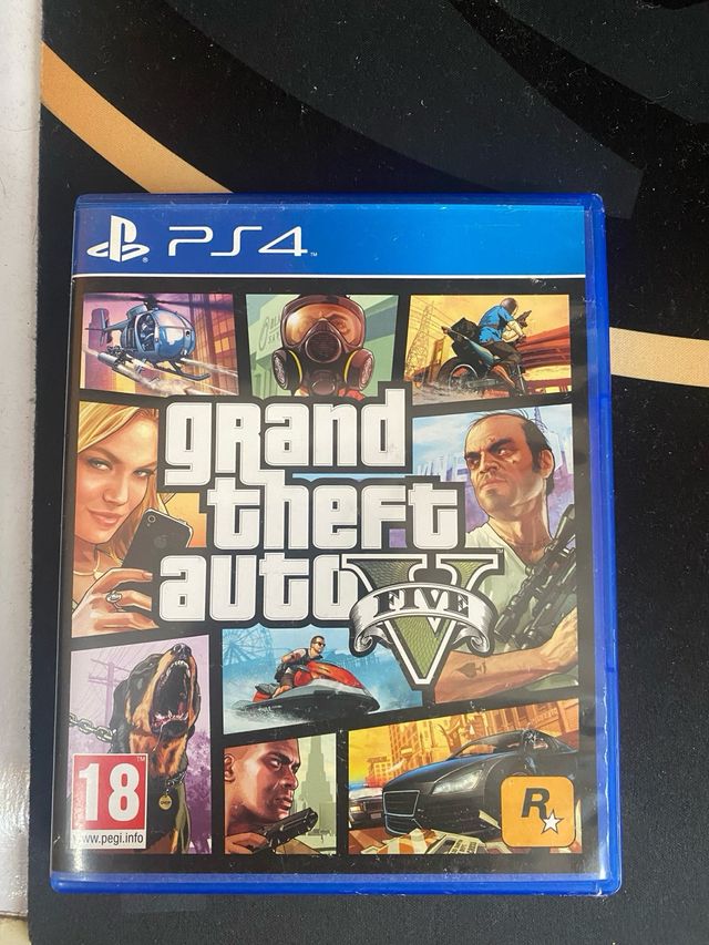 Juegos PS4 FIFA 16, 17, 18, 19 y GTA V